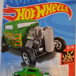 Green 32 Ford Hot Wheels HW Flames Series 1:64 Scale Collectable Die Cast Model Car #10/10