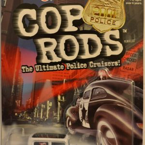 ’32 Sedan Delivery White Newark, NJ Police Dept. Hot Wheels HW Cop Rods The Ultimate Police Cruisers! Series 1:64 Scale Collectible Die Cast Model Car