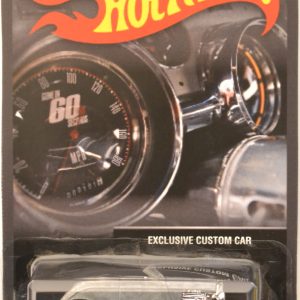 ’33 Ford Roadster Gray Custom-Made Hot Wheels with Real Rider Rubber Wheels Limited Edition Exclusive Custom Car Series 1:64 Scale Collectible Die Cast Model Car