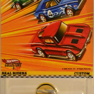 Hot Wheels 360 Modena Gold Custom-Made with White Real Rider Rubber Wheels Collectors Edition Real Riders Series 1:64 Scale Collectible Die Cast Model Car