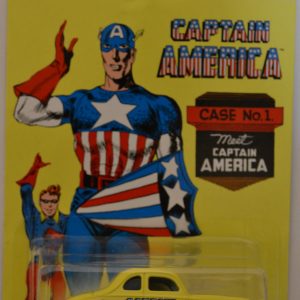 ’40 Ford Coupe Yellow #1 of 8 Hot Wheels HW Captain America Series 1:64 Scale Collectible Die Cast Model Car