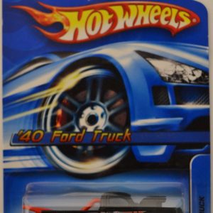 HWCA ’40 Ford Truck Black #142 Hot Wheels 1:64 Scale Collectible Die Cast Model Car