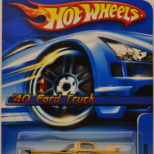HWCA ’40 Ford Truck Yellow #142 Hot Wheels 1:64 Scale Collectible Die Cast Model Car