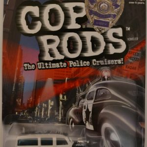 ’40 Woodie White El Segundo, CA Police Dept. Hot Wheels HW Cop Rods The Ultimate Police Cruisers! Series 1:64 Scale Collectible Die Cast Model Car
