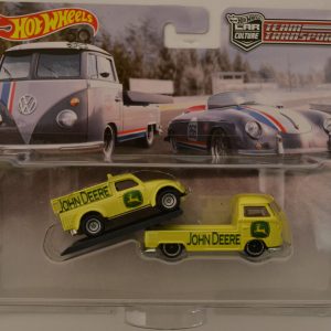Hot Wheels VW Beetle Pickup & VW Transporter T1 Pickup Custom-Made w/Real Rider Team Transport 1:64