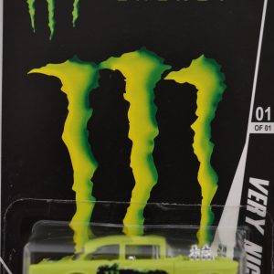 Limegreen 55 Chevy Bel Air Gasser Monster Energy Series 1:64 Scale Collectable Die Cast Model Car