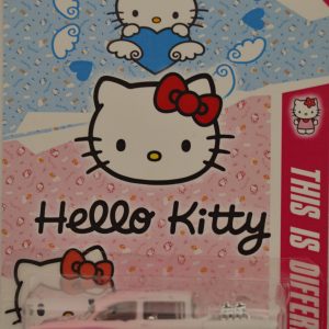 White 55 Chevy Bel Air Gasser ‘Hello Kitty’ Series 1:64 Scale Collectable Die Cast Model Car