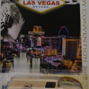 Beige 55 Chevy Panel TM GM CUSTOM-Made Hot Wheels with Real Rider Rubber Wheels Special Edition ‘Las Vegas’ Series 1:64 Scale Collectable Die Cast Model Car.
