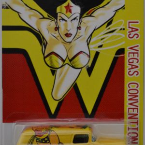 Hot Wheels ’55 Chevy Panel Yellow Custom-Made with Redline Real Rider Rubber Wheels Limited Edition 2014 Las Vegas Convention Series 1:64 Scale Collectible Die Cast Model Car.