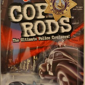 ’58 Corvette Black Las Vegas, NV Police Dept. Hot Wheels HW Cop Rods The Ultimate Police Cruisers! Series 1:64 Scale Collectible Die Cast Model Car