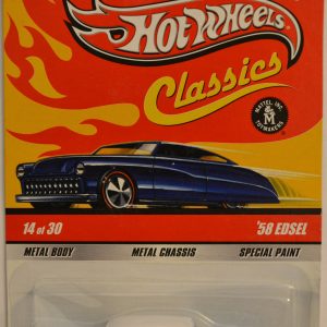 Hot Wheels   ’58 Edsel Blue 14 of 30 Special Paint HW Classics Series 5 1:64 Scale Collectible Die Cast Model Car