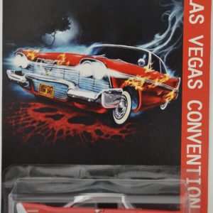 ’58 Plymouth Belvedere Red Custom-Made Hot Wheels with Whitewall Real Rider Rubber Wheels Limited Edition 2014 Las Vegas Convention Series 1:64 Scale Collectible Die Cast Model Car