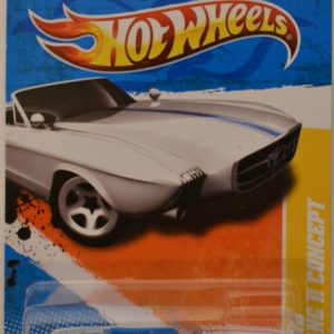 ’63 Ford Mustang II Concept White #14 Hot Wheels HW 2011 New Models Series 1:64 Scale Collectible Die Cast Model Car