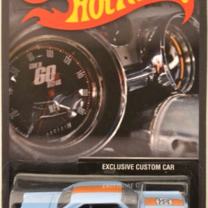 ’65 Ford Galaxie 500 Light/Blue Custom-Made Hot Wheels with Real Rider Rubber Wheels Limited Edition Exclusive Custom Car Series 1:64 Scale Collectible Die Cast Model Car