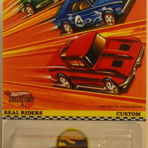 Hot Wheels ’65 Impala Purple Custom-Made with White Real Rider Rubber Wheels Collectors Edition Real Riders Series 1:64 Scale Collectible Die Cast Model Car