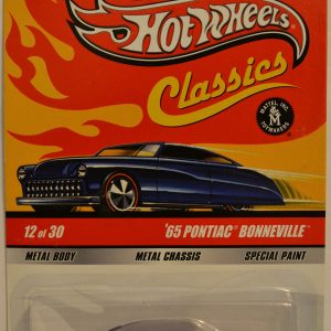Hot Wheels   ’65 Pontiac Bonneville Purple 12 of 30 Special Paint HW Classics Series 5 1:64 Scale Collectible Die Cast Model Car