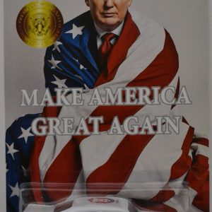 Hot Wheels ’65 Volkswagen Fastback White Custom-Made with Real Rider Rubber Wheels Limited Edition Make America Great Again Series 1:64 Scale Collectible Die Cast Model Car.