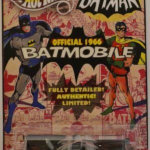 Hot Wheels   Batmobile DC Comics (s06) Black Custom-Made with Whitewall Real Rider Rubber Wheels Special Edition Batman Series 1:64 Scale Collectible Die Cast Model Car