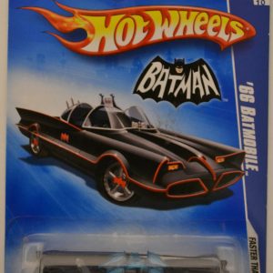 Hot Wheels ’66 Batmobile Custom-Made with Real Rider Rubber Wheels HW Faster Than Ever Series 1:64 Scale Collectible Die Cast Model Car