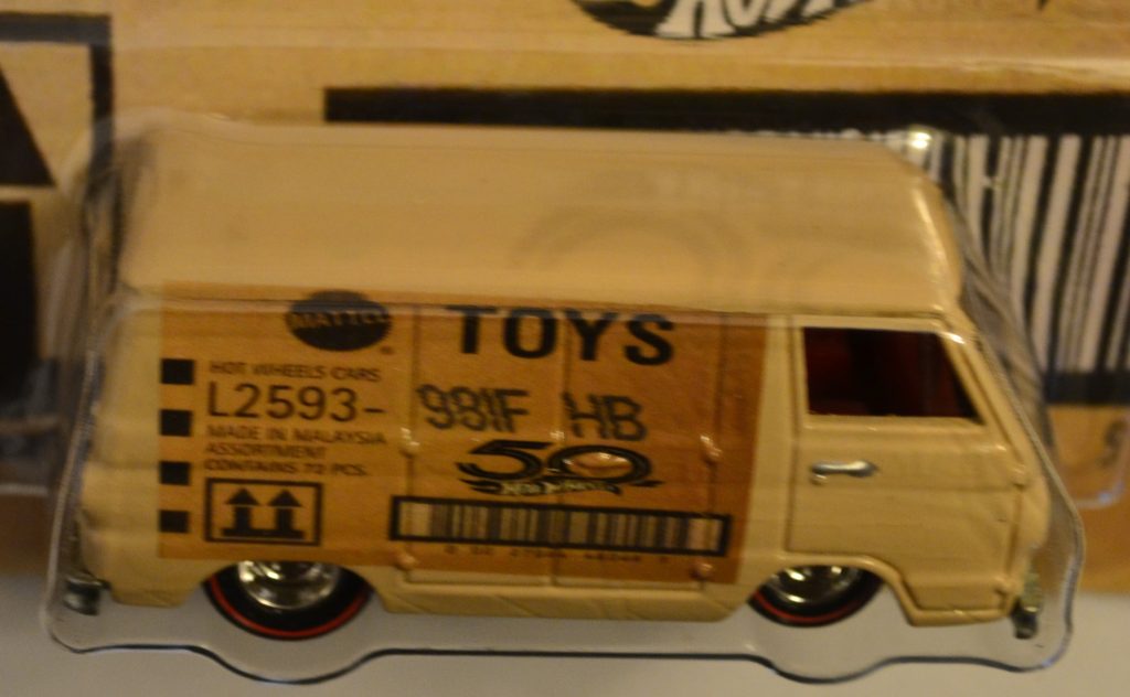 Hot Wheels 66 Dodge A100 Peach 50th Anniversary Series Custom Made Collectors Edition 164