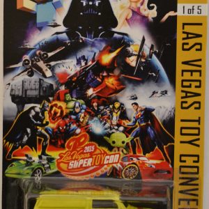 Hot Wheels ’67 Austin Mini Van Lime Custom-Made with Real Rider Rubber Wheels Exclusive Car Edition 2015 Las Vegas Toy Convention Series 1:64 Scale Collectible Die Cast Model Car