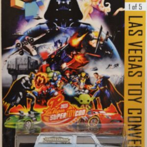 ’67 Austin Mini Van Light Blue Custom-Made Hot Wheels Exclusive Car Edition 2015 Las Vegas Toy Convention 2015 Circus Series 1:64 Scale Collectible Die Cast Model Car