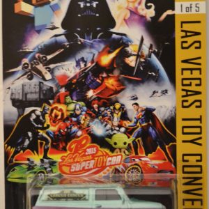 Hot Wheels   ’67 Austin Mini Van Purple-Aquamarine Custom-Made Exclusive Car Edition Las Vegas Toy Convention 2015 Series 1:64 Scale Collectible Die Cast Model Car