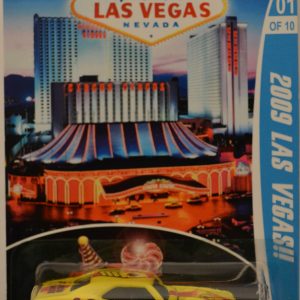 ’67 Camaro Yellow Custom-Made Hot Wheels with Real Rider Rubber Wheels Limited Edition 2009 Las Vegas Series 1:64 Scale Collectible Die Cast Model Car