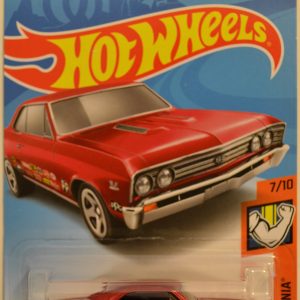 ’67 Chevelle SS 396 Red #157/250 Hot Wheels HW Muscle Mania Series 1:64 Scale Collectible Die Cast Model Car
