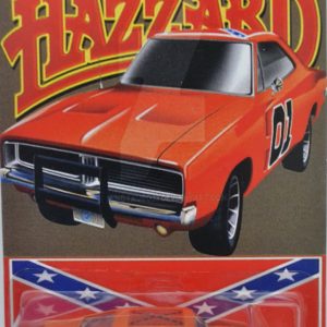 Orange 67 Dodge Charger CUSTOM-Made Hot Wheels with Real Rider Rubber Wheels Limited Edition ‘The DUKES of HAZZARD’ Series 1:64 Scale Collectable Die Cast Model Car.