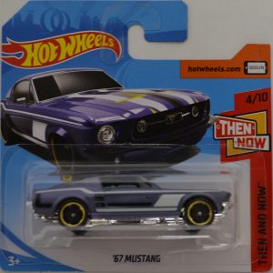 Violet 67 Mustang Hot Wheels HW ‘Then And Now’ International Short Card Series 1:64 Scale Collectible Die Cast Model Car #4/10