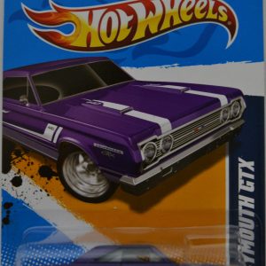 Hot Wheels 67 Plymouth GTX Violet HW ‘Muscle Mania – Mopar 12’ Series 1:64 Scale Collectible Die Cast Model Car