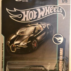 ’67 Pontiac GTO Hot Wheels Black Series Custom-Made Collectors Edition 1:64 Scale Collectible Die Cast Model Car w/Real Rider Rubber Wheels