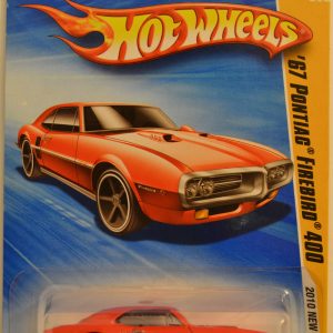 Hot Wheels ’67 Pontiac Firebird 400 Red #03 HW 2010 New Models Series 1:64 Scale Collectible Die Cast Model Car