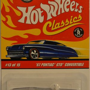 Hot Wheels   ’67 Pontiac GTO Convertible Black 13 of 15 Special Paint HW Classics Series 4 1:64 Scale Collectible Die Cast Model Car