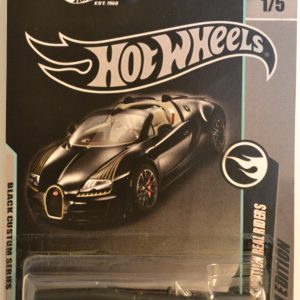 Hot Wheels ’67 Pontiac GTO Convertible Black Series Custom-Made Collectors Edition 1:64 Scale Collectible Die Cast Model Car w/Real Rider Rubber Wheels