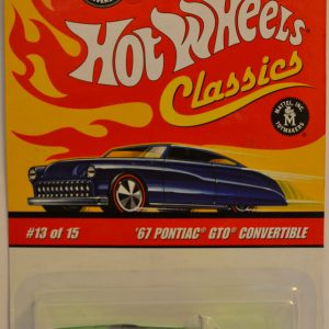 Hot Wheels ’67 Pontiac GTO Convertible Green 13 of 15 Special Paint HW Classics Series 4 1:64 Scale Collectible Die Cast Model Car