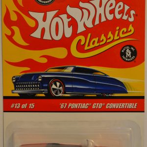 Hot Wheels ’67 Pontiac GTO Convertible Red 13 of 15 Special Paint HW Classics Series 4 1:64 Scale Collectible Die Cast Model Car