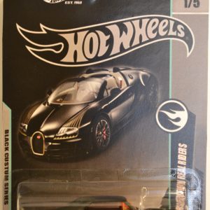 Hot Wheels   ’67 Pontiac GTO Black Series Custom-Made Collectors Edition 1:64 Scale Collectible Die Cast Model Car w/Real Rider Rubber Wheels