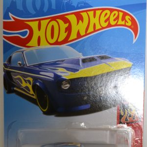Hot Wheels   ’67 Shelby GT-500 Blue 2018 HW Flames Series 1:64 Scale Collectible Die Cast Model Car