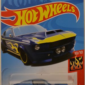 ’67 Shelby GT-500 Blue Hot Wheels HW Flames Series 1:64 Scale Collectible Die Cast Model Car