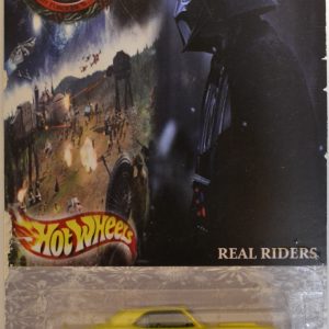 Hot Wheels ’68 Copo Camaro Gold Custom-Made Replica with Redline Real Rider Rubber Wheels Special Holidays Edition Star Wars Series 1:64 Scale Collectible Die Cast Model Car.