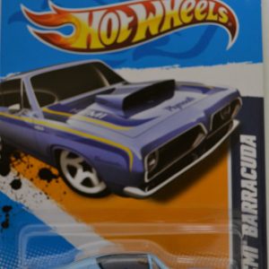 Blue 68 Hemi Barracuda Hot Wheels HW ‘Muscle Mania – Mopar 12’ Series 1:64 Scale Collectable Die Cast Model Car