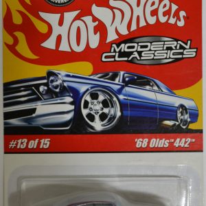 Hot Wheels   ’68 Olds 442 Dark Blue #13 Special Paint HW Modern Classic Series 1:64 Scale Collectible Die Cast Model Car