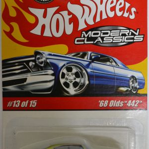 Hot Wheels ’68 Olds 442 Green #13 Special Paint HW Modern Classic Series 1:64 Scale Collectible Die Cast Model Car