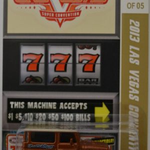 1968 Toyota Land Cruiser FJ40 Custom-Made Hot Wheels Real Rider Rubber Wheels Limited Edition 2013 Las Vegas Convention Series 1:64 Scale Collectible Die Cast Model Car.