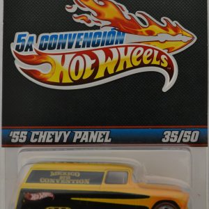 Hot Wheels 2012 Mexico Convention ’55 Chevy Panel Very Rare Limited Edition 1:64 Scale Collectible Die Cast Car – Only 50 Made Worldwide!!! Code-3.
