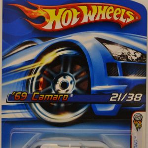 Hot Wheels   ’69 Camaro #021 Black 2006 First Edition Series 1:64 Scale Collectible Die Cast Model Car
