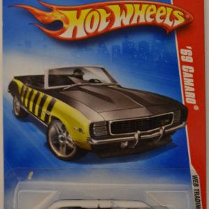 ’69 Camaro #21 Black Yellow Hot Wheels HW Web Trading Cars ’08 1:64 Scale Collectible Die Cast Model Car