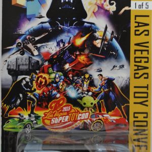 Hot Wheels LightBlue 69 Camaro Convertible TM GM Custom-Made Exclusive Car Edition ‘Las Vegas Toy Convention’ Series 1:64 Scale Collectible Die Cast Model Car.